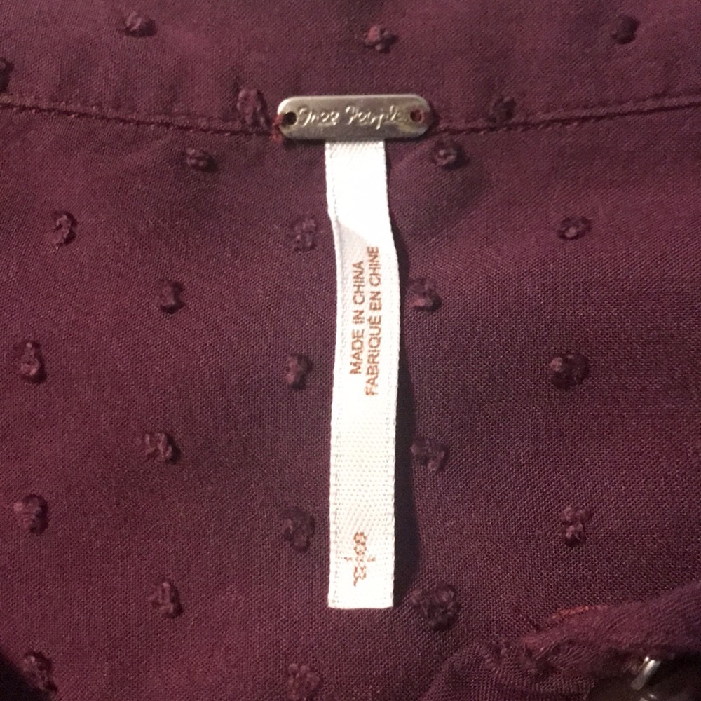 Free People Button Up Top - Picture 2 of 3